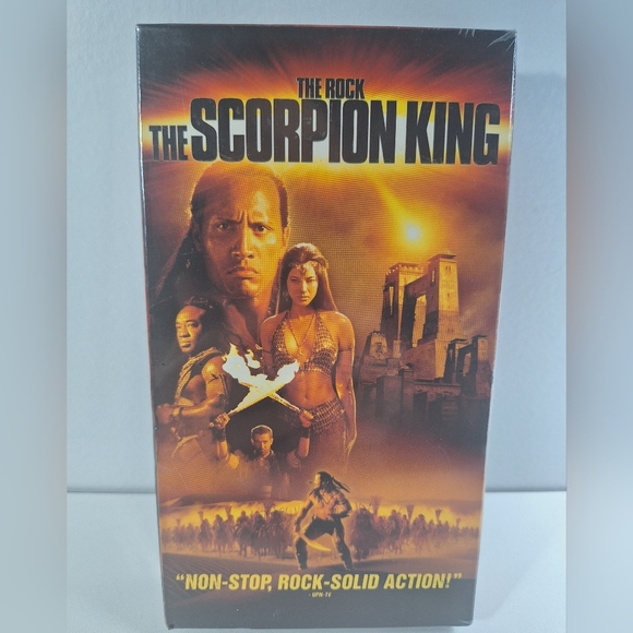 The Rock The Scorpion King New VHS - Picture 1 of 10